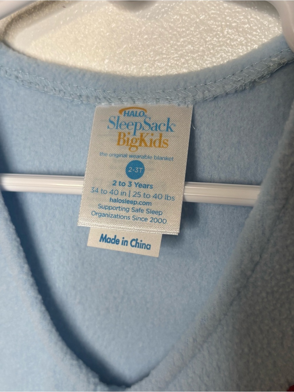 New Halo Sleep Sack Big Kids Blue 2T-3T - Picture 9 of 12